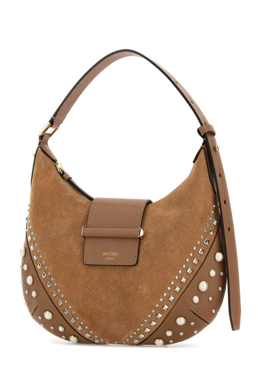 Biscuit suede Bar shoulder bag JIMMY CHOO (BARHOBOSFRU)