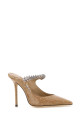 Beige leather Bing 100 mules JIMMY CHOO (BING100CBH)