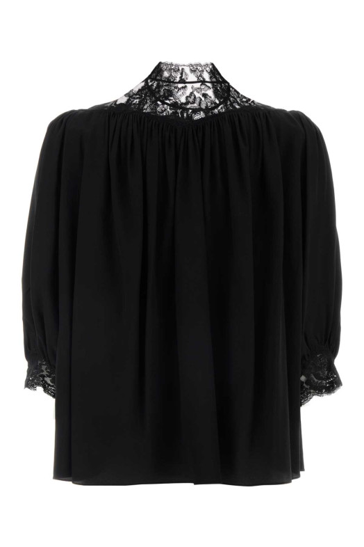 Black silk blouse CHLOE (CH26SHT38005)