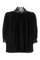 Black silk blouse CHLOE (CH26SHT38005)