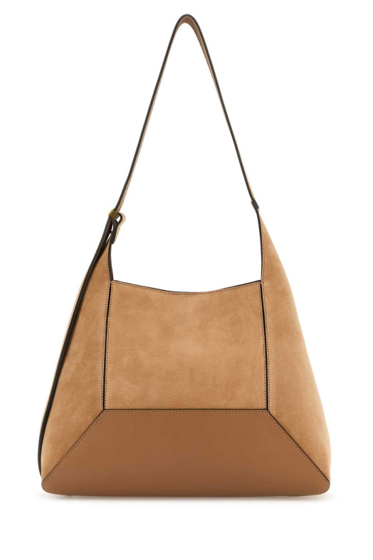Camel suede medium Diamond shoulder bag JIMMY CHOO (DIAMONDHOBOMSUE)