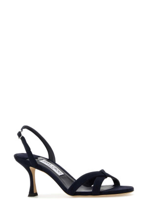 Midnight blue suede Elsy 70 sandals Blue JIMMY CHOO (ELSY70SUE)