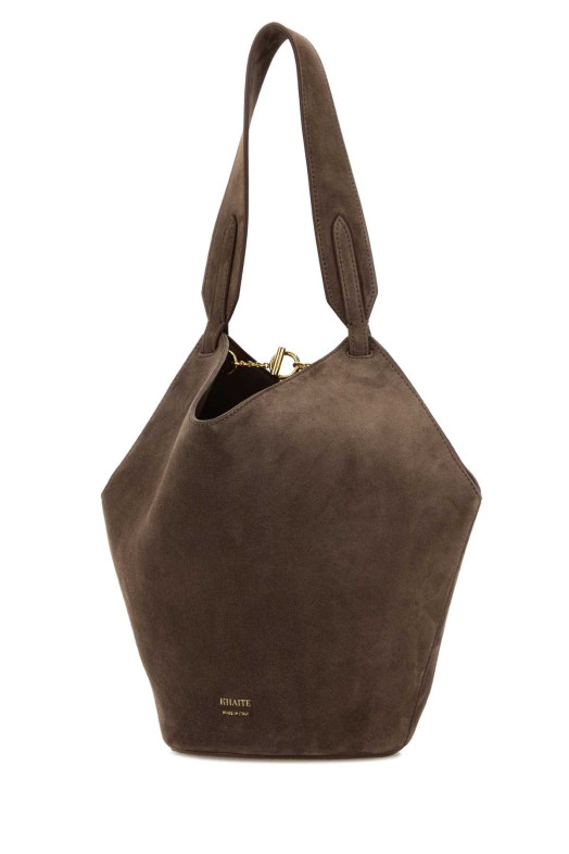 Mud suede mini Lotus shoulder bag KHAITE (H2056726L726)