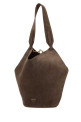 Mud suede mini Lotus shoulder bag KHAITE (H2056726L726)