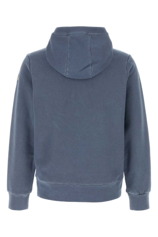 Air force blue cotton sweatshirt MONCLER (L10918G0001289BAZ)
