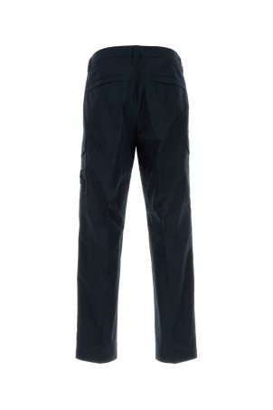 Navy blue cotton cargo pant Black STONE ISLAND (L1S153100045S0F01)