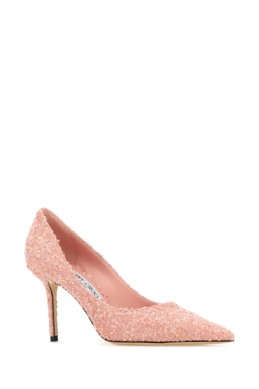 Pink tweed Love pumps Pink JIMMY CHOO (LOVE85TIW)