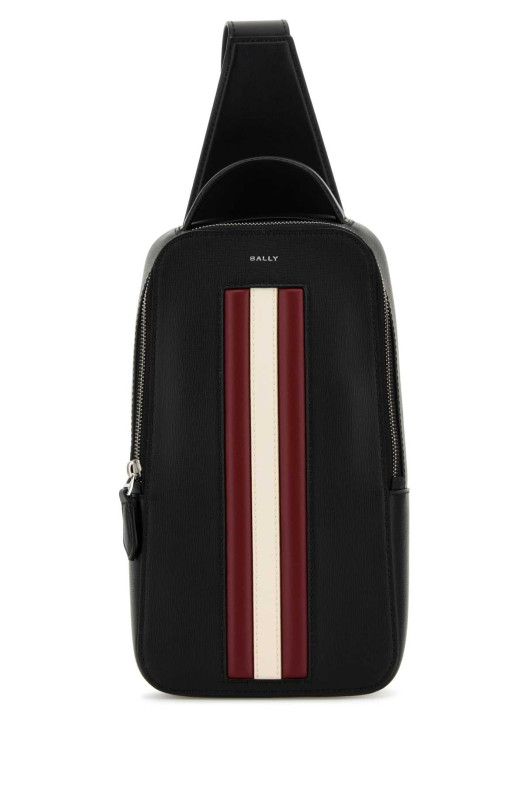 Black leather crossbody bag BALLY (MAS02DEC001)
