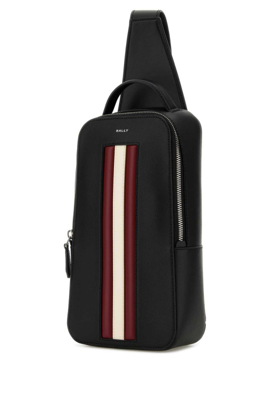 Black leather crossbody bag BALLY (MAS02DEC001)