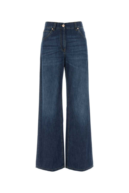 Denim wide-leg jeans BRUNELLO CUCINELLI (MH192P4039)