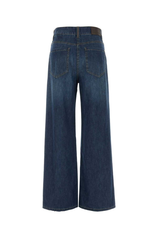 Denim wide-leg jeans BRUNELLO CUCINELLI (MH192P4039)
