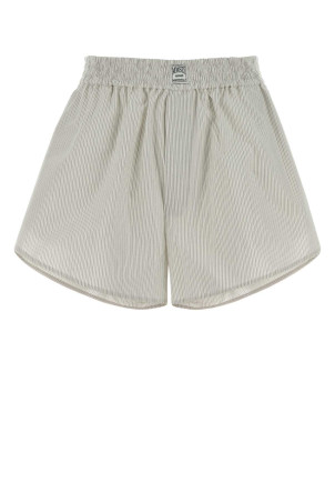Embroidered cotton shorts MM6 MAISON MARGIELA (S52MU0134M35730)