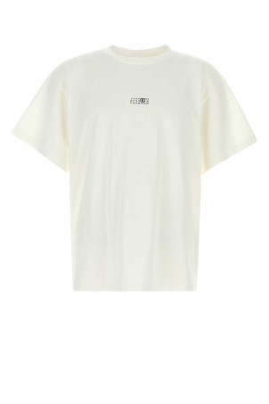 White cotton t-shirt Multicolor MM6 MAISON MARGIELA (SH0GC0032M20170)
