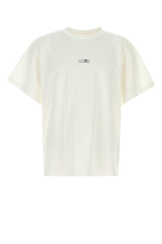 White cotton t-shirt Multicolor MM6 MAISON MARGIELA (SH0GC0032M20170)