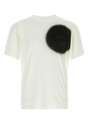 White cotton t-shirt Multicolor MM6 MAISON MARGIELA (SH0GC0067M20048)