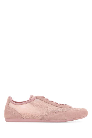 Pink lace and suede Sunny sneakers JIMMY CHOO (SUNNYFZGB)