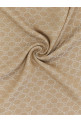 Wool and silk shawl GG Beige