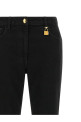 Jewel padlock jeans Black