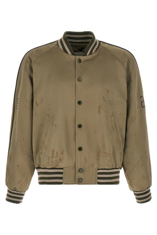 'Journey' bomber jacket Green