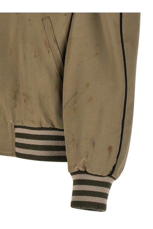 'Journey' bomber jacket Green