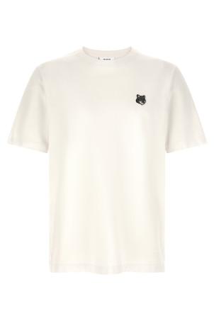 'Grey Fox Head' T-shirt White