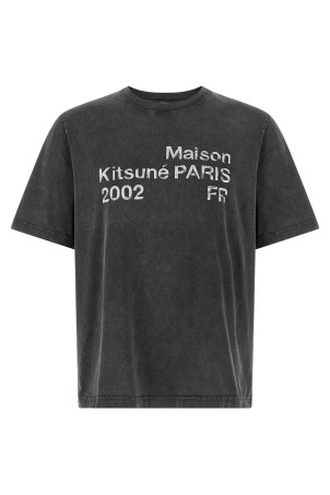 'Maison Kitsuné Paris 2002' T-shirt Black