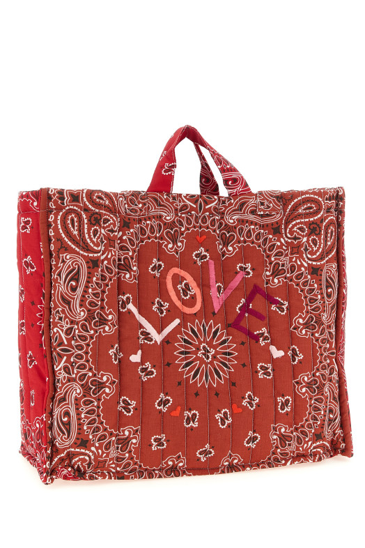 'Cabas' maxi shopping bag Red