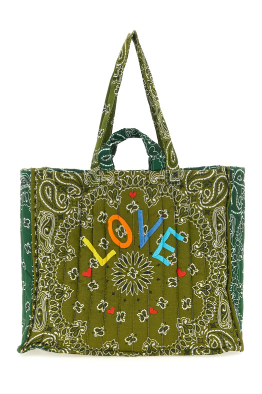 'Cabas' maxi shopping bag Green