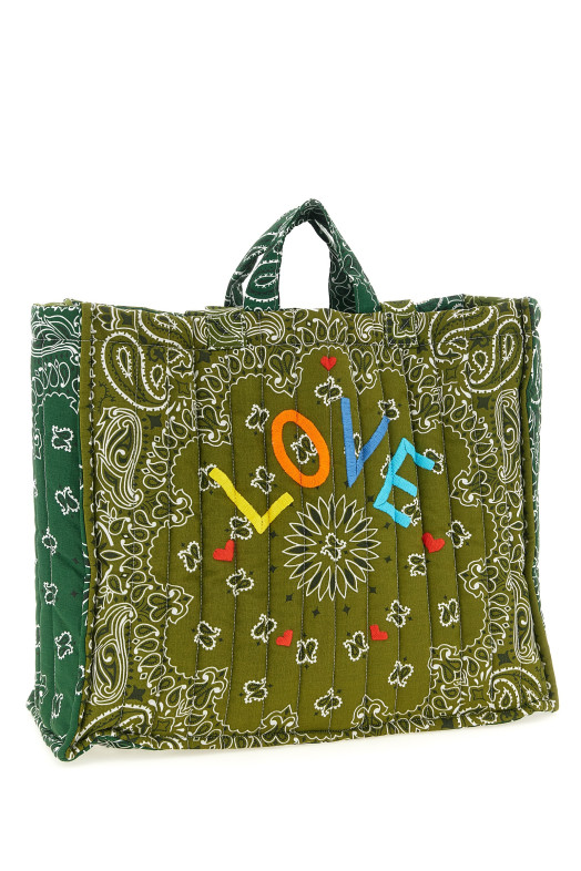 'Cabas' maxi shopping bag Green