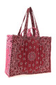 'Cabas' maxi shopping bag Fuchsia