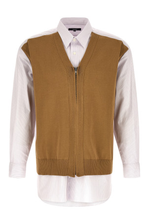 Cardigan insert shirt Multicolor