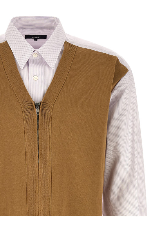 Cardigan insert shirt Multicolor