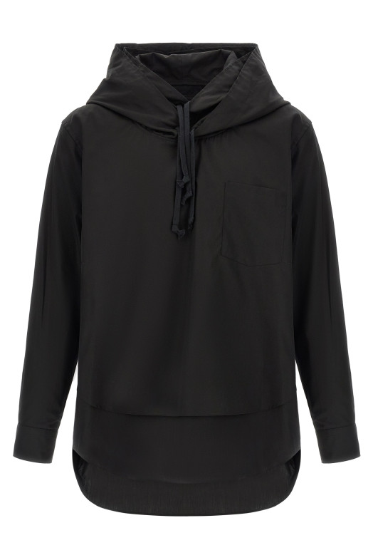 Double layer blouse Black