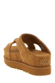'Goldenstar Hi Cutout' slides Brown