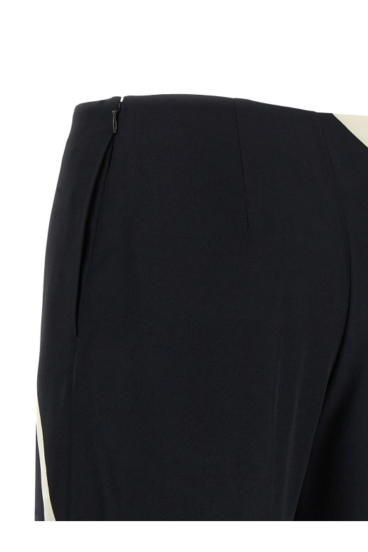 Cropped pants Black-grey