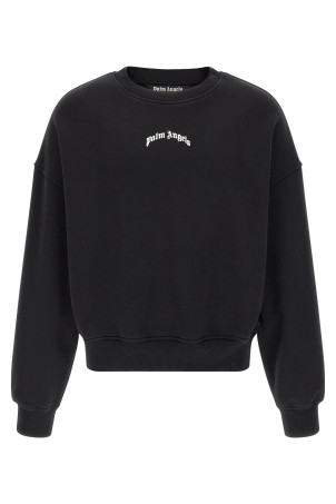 'Back Curved Logo' sweatshirt Black-grey