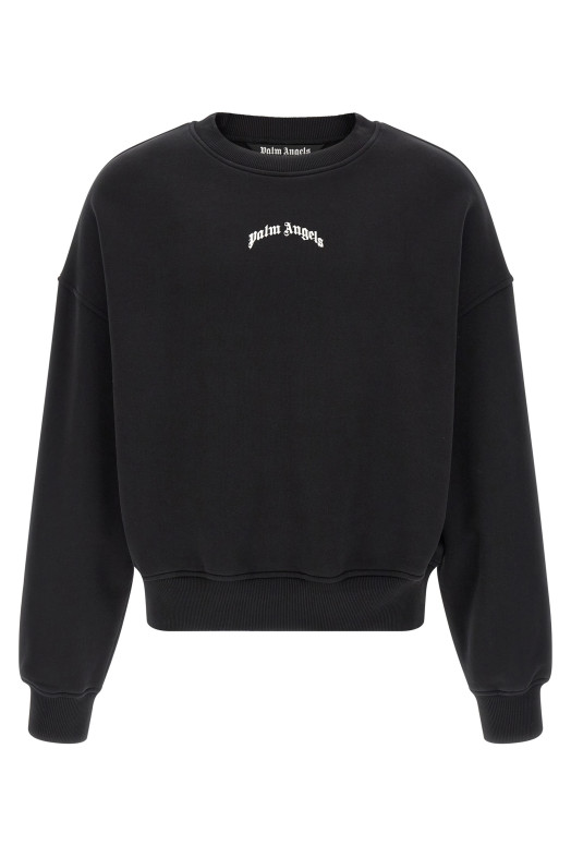 'Back Curved Logo' sweatshirt Black-grey