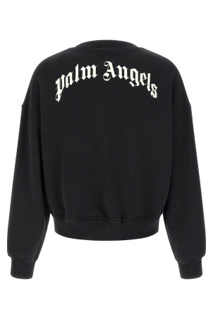 'Back Curved Logo' sweatshirt Black-grey