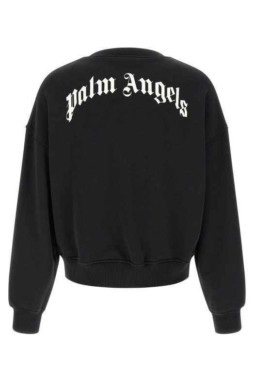 'Back Curved Logo' sweatshirt Black-grey