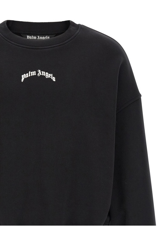 'Back Curved Logo' sweatshirt Black-grey