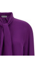 Shirt with scarf Purple