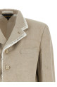 Double layer lapel blazer Beige