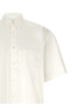 Logo embroidery shirt White