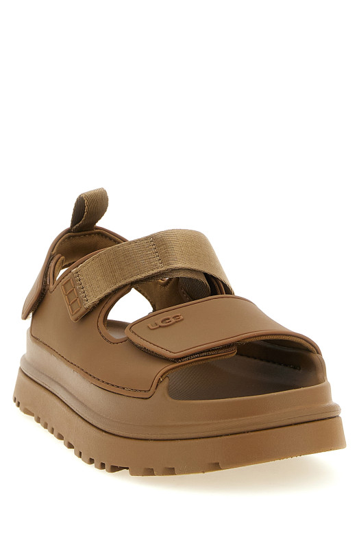 'GoldenGlow' sandals Brown