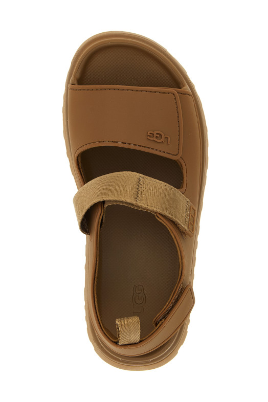 'GoldenGlow' sandals Brown