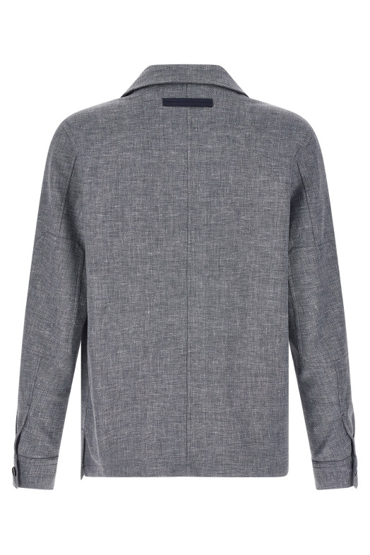 'Crossover' overshirt Blue