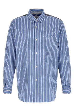 Patchwork shirt Blue