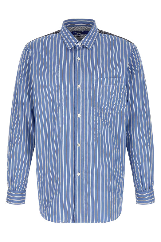 Patchwork shirt Blue