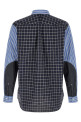 Patchwork shirt Blue