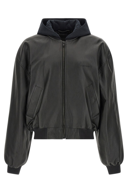 'Salon de Couture' bomber jacket Black